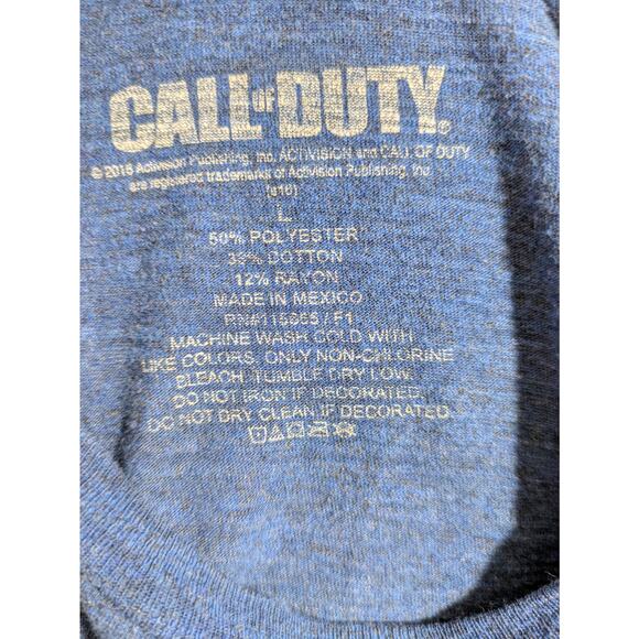Call of Duty 2016 Infinite Warfare Retribution Graphic Blue T-Shirt Size L - Picture 7 of 8